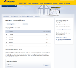 Postbank Tagesgeld 2024 » Alle Konditionen Und Zinsen Im Test?